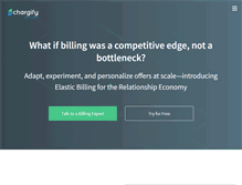 Tablet Screenshot of chargify.com
